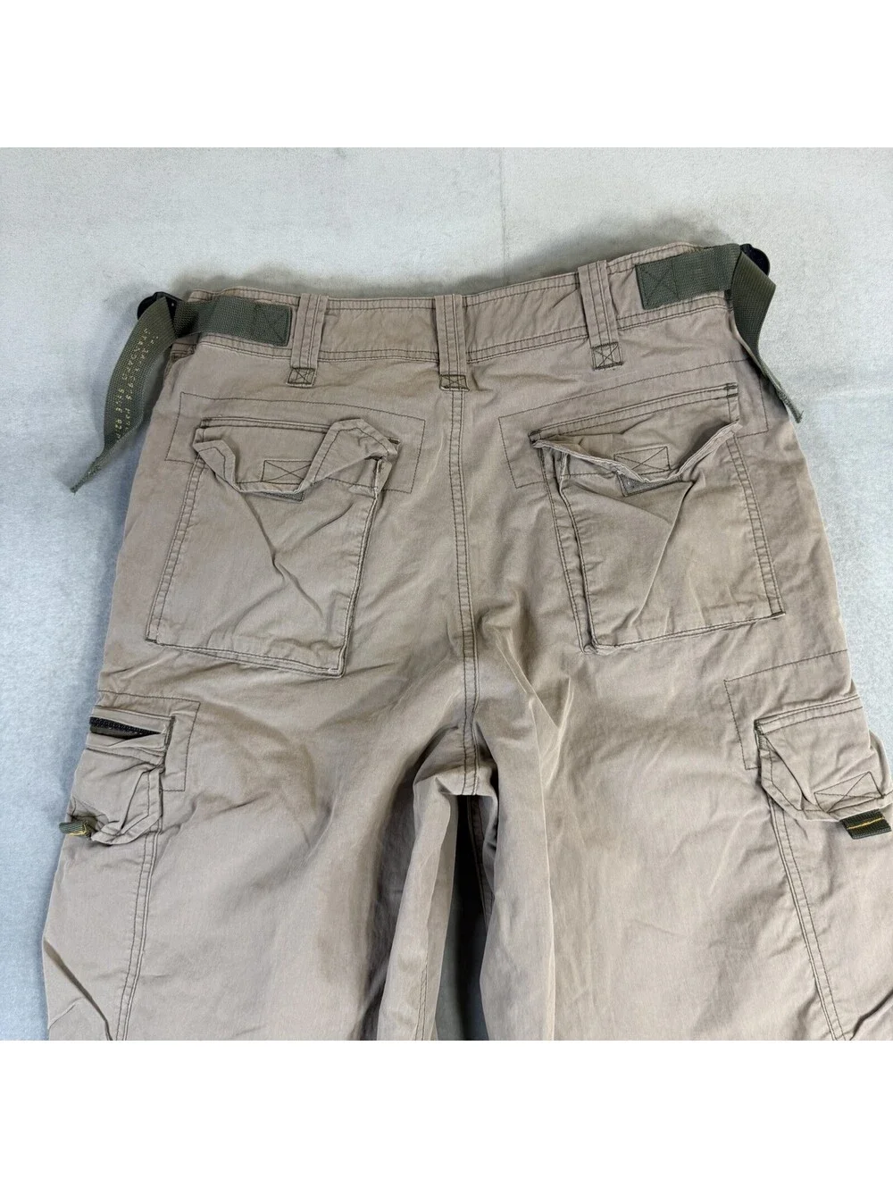 VTG 90s Abercrombie & Fitch Paratrooper Cargo Pants Mens Small (30-32) Military